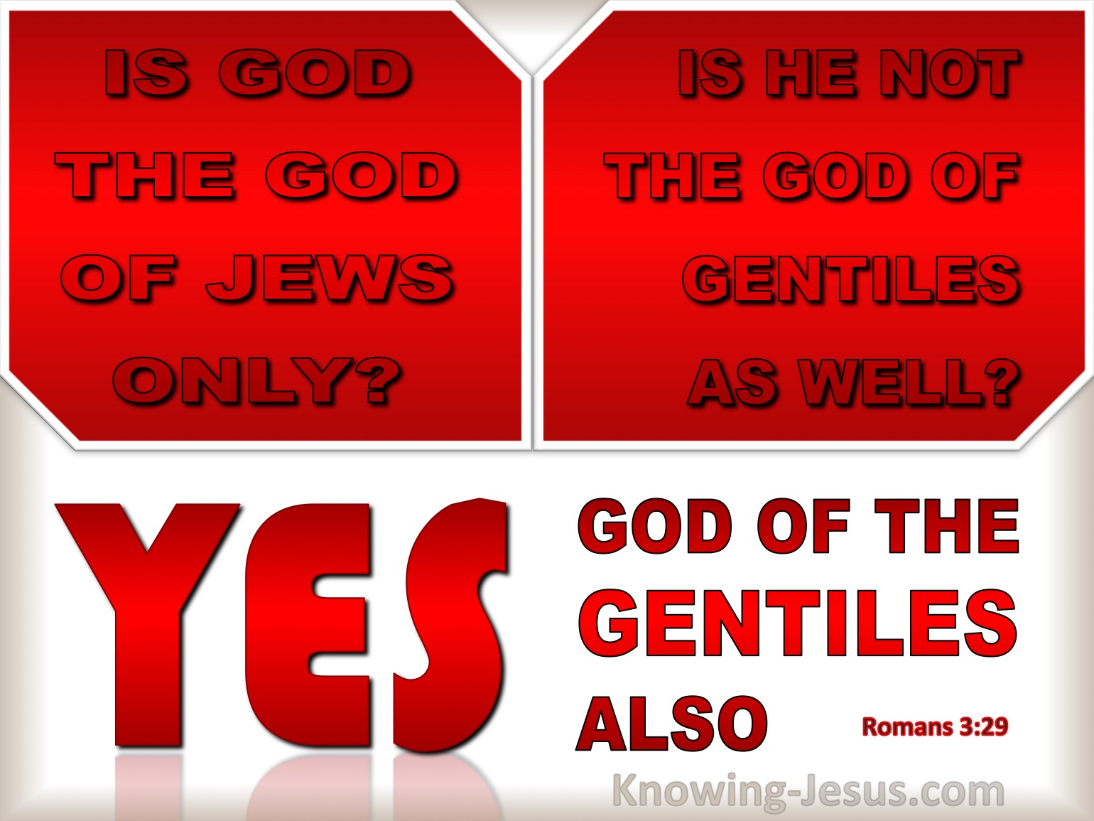 What Does Romans 3 29 Mean 